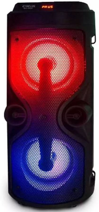 CASSA SPEAKER RGB GRANDE BLUETOOTH CON MICROFONO RADIO USB TF CARD ALTOPARLANTE